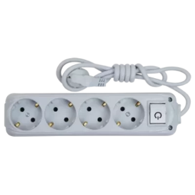 4 Switched Current Protected Group Socket 1.5 Mt